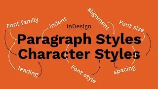 Paragraph Styles và Character Style trong InDesign | kaorumap