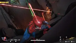 Marvel Rivals Spidey laying in the cut