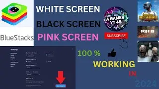 How to fix Blue stack white screen problem (BA$ GAMING 