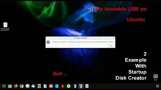 Create bootable USB on Ubuntu OS three methods