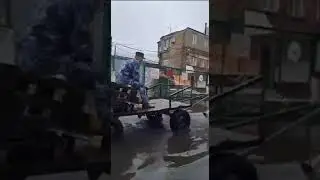 Охранник ФСИН запряг заключённого в телегу. Началась проверка