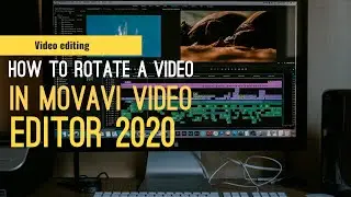 How to rotate a video in movavi video editor 2020 - Sinhala