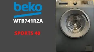 Beko WTB741R2A Washing Machine - Sports 40