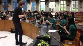 Horseshoe Road Workshop with Taipei First Girls High School