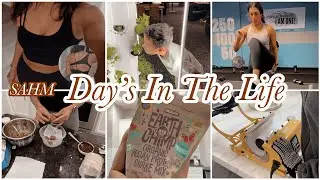 SAHM Day’s In The Life | New Protein Recipe, Amazon Haul + Library | Vlog