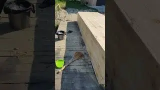 Мостик из дерева, терраса над водой своими руками