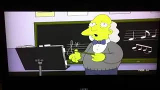 Simpsons - band directors bad day