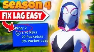 Why Season 4 is SO LAGGY in Fortnite Chapter 4! (How To Fix High Ping)