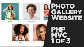 PHP Photo gallery website using MVC Framework from scratch 1 of 3 | Quick programming tutorial
