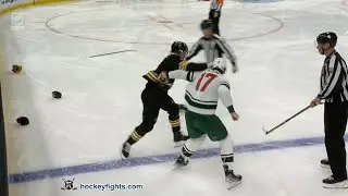 Marcus Foligno vs Trent Frederic Jan 6, 2022