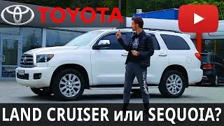 TOYOTA SEQUOIA Лучше? чем Land Cruiser 200 || Обзор и Тест Драйв Тойота Секвойя (Ёлка) 🌲