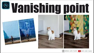 How to wrap Pattern on wall by Vanishing Point Filter || Photoshop Tutorial