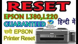 epson service required solution l380, l220, l360, l3110 Red Light Blinking Solution in HindI