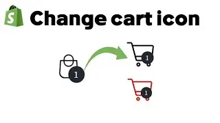 How to change the cart icon on your Shopify store