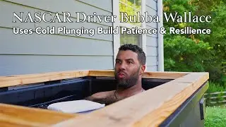 Nascar Driver Bubba Wallace Uses Cold Plunging to Build Patience and Resilience
