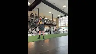 Landmine Lateral Squat