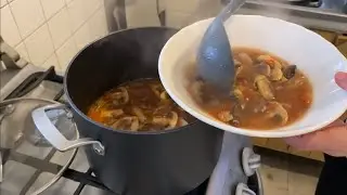 Cómo preparar sopa de champiñones en menos de 5 minutos