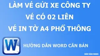 Làm vé gửi xe công ty vé gửi xe trung tâm tiệc cưới vé gửi xe có 2 liên In tờ A4