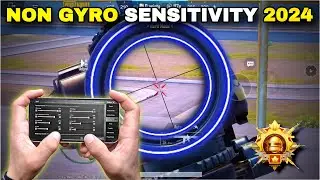 PUBG MOBILE NON GYRO SENSITIVITY SETTINGS 2024🔥 USE THIS NEW VERSION ✅