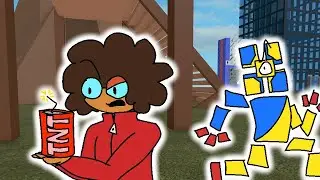 Majik Blows Stuff Up (as usual) | Roblox w/ Friends