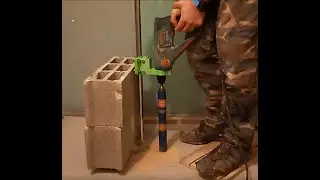 Percage sol (entrevous)/ drilling floor ( concrete interjoist) with 3D drill press 43mm