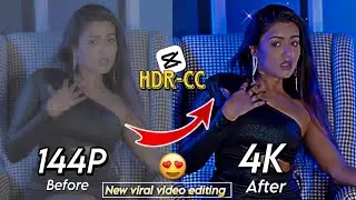 4k video in capcut | How To Convert Normal Video CLIP To 4K IN EASY WAY | HDR CC 