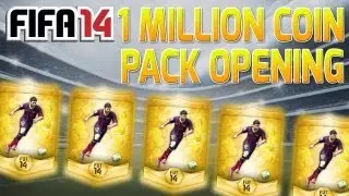 FIFA 14 Ultimate Team - 1 Million Coin Pack Opening!