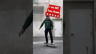 I am NOT TONY HAWK! #shorts #shortsfeed #shortsvideo #youtubeshorts #tonyhawk #skateboarding