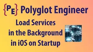 Startup services in the background on your iOS App