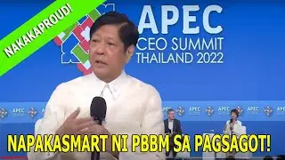 NAKAKAPROUD! NAPAKA-SMART SA PAGSAGOT SI PBBM SA MGA TANONG!