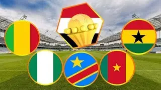 CAN 2019 : Présentation du Mali, Nigéria, RD Congo, Cameroun et Ghana