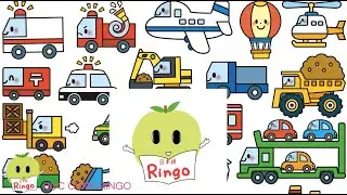 JP5-のりもの-PHƯƠNG TIỆN GIAO THÔNG-HỌC TIẾNG NHẬT CÙNG VỚI RINGO | TIẾNG NHẬT TRẺ EM #nihonngo #ringo