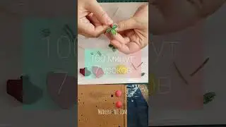 Мастер-класс по созданию серег с земляникой, молда ягоды земляники и вайнера листа малины.
