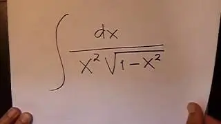 Integral 1/(x^2)(1 - x^2)^(1/2) dx