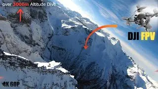 over 3000m DIVE and FUN with DJI FPV