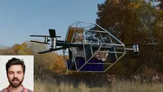 Human Quadcopter eVTOL