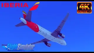Microsoft Flight Simulator 2020 | A 320 | IVAO | Iberia |  Madrid - Tenerife Sur | 4K