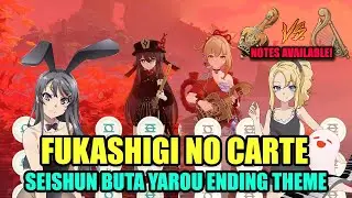 Fukashigi no Carte (Seishun Buta Yarou ED) | Genshin Impact Lyre and Zither Cover