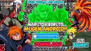 BEST‼️ Naruto X Boruto Ninja Voltage Lite Mugen Game Android 2024