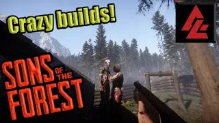 Expanding and Building with a side of cannibal attacks! | Sons of The Forest gameplay