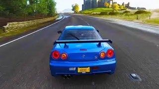 800 HP Nissan SKYLINE GT-R V-SPEC II R34 (2002) - Forza Horizon 4