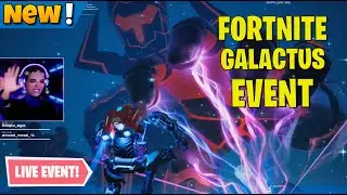 FORTNITE GALACTUS EVENT (SUPERCUT) - VIRTUAL STREAMER REACTION