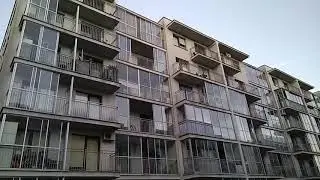 Новые дома Вильнюса. И футбол во дворе.