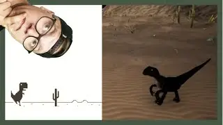 Crome Dino Game in schön [ Unreal Dinosaur ]