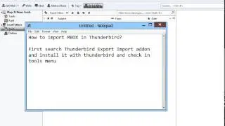 How to import MBOX in Thunderbird