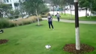 Amy Rolling Down a Hill at Liverpool 1
