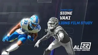 SIONE VAKI BELONGS: FILM STUDY OF THE LIONS VERSATILE RUNNING BACK #lions #detroitlions #detroit