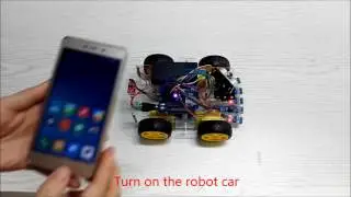 OSOYOO Robot Car Starter Kit Lesson 5: Control Robot Car through Wifi and Bluetooth