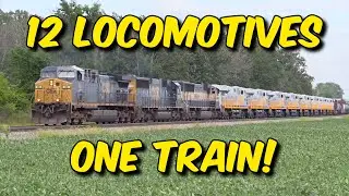 12 Locomotives on this CRAZY Train!