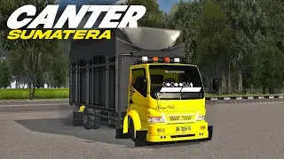 RILIS!! CANTER BASTABOY SUMATERA SUSPENSI REAL DEPAN BELAKANG || MODS BUSSID